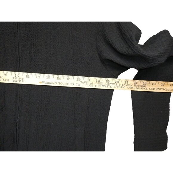 Exofficio Lightweight Jacket Womens Size M Black Zip Pockets Stretch Long Sleeve - Picture 6 of 9